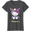image:imageHello Kitty Zodiac Taurus Tee Shirt TShirtDark Heather Grey