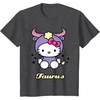 image:imageHello Kitty Zodiac Taurus Tee Shirt TShirtDark Heather Grey