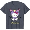 image:imageHello Kitty Zodiac Taurus Tee Shirt TShirtHeather Blue