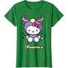 image:imageHello Kitty Zodiac Taurus Tee Shirt TShirtKelly Green