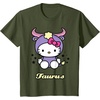 image:imageHello Kitty Zodiac Taurus Tee Shirt TShirtOlive Green