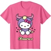 image:imageHello Kitty Zodiac Taurus Tee Shirt TShirtPink Heather