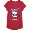 image:imageHello Kitty Zodiac Taurus Tee Shirt TShirtRed Heather