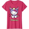 image:imageHello Kitty Zodiac Taurus Tee Shirt TShirtRed Heather
