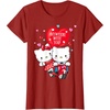 image:imageHello Kitty and Dear Daniel Anywhere with You Valentine Tee TShirtCranberry Red