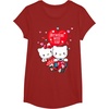 image:imageHello Kitty and Dear Daniel Anywhere with You Valentine Tee TShirtCranberry Red