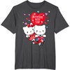 image:imageHello Kitty and Dear Daniel Anywhere with You Valentine Tee TShirtDark Heather Grey