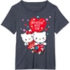 image:imageHello Kitty and Dear Daniel Anywhere with You Valentine Tee TShirtHeather Blue