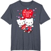 image:imageHello Kitty and Dear Daniel Anywhere with You Valentine Tee TShirtHeather Blue