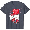 image:imageHello Kitty and Dear Daniel Anywhere with You Valentine Tee TShirtHeather Blue
