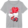 image:imageHello Kitty and Dear Daniel Anywhere with You Valentine Tee TShirtHeather Grey