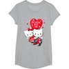 image:imageHello Kitty and Dear Daniel Anywhere with You Valentine Tee TShirtHeather Grey