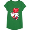 image:imageHello Kitty and Dear Daniel Anywhere with You Valentine Tee TShirtKelly Green