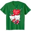 image:imageHello Kitty and Dear Daniel Anywhere with You Valentine Tee TShirtKelly Green