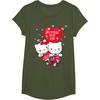 image:imageHello Kitty and Dear Daniel Anywhere with You Valentine Tee TShirtOlive Green