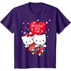 image:imageHello Kitty and Dear Daniel Anywhere with You Valentine Tee TShirtPurple