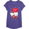 image:imageHello Kitty and Dear Daniel Anywhere with You Valentine Tee TShirtPurple Heather