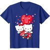 image:imageHello Kitty and Dear Daniel Anywhere with You Valentine Tee TShirtRoyal Blue