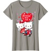 image:imageHello Kitty and Dear Daniel Anywhere with You Valentine Tee TShirtSlate Grey