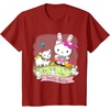image:imageHello Kitty and Friends Easter Scene Tee Shirt TShirtCranberry Red