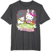image:imageHello Kitty and Friends Easter Scene Tee Shirt TShirtDark Heather Grey