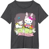 image:imageHello Kitty and Friends Easter Scene Tee Shirt TShirtDark Heather Grey