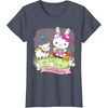 image:imageHello Kitty and Friends Easter Scene Tee Shirt TShirtHeather Blue