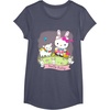 image:imageHello Kitty and Friends Easter Scene Tee Shirt TShirtHeather Blue