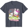 image:imageHello Kitty and Friends Easter Scene Tee Shirt TShirtHeather Blue