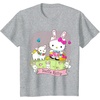 image:imageHello Kitty and Friends Easter Scene Tee Shirt TShirtHeather Grey