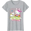image:imageHello Kitty and Friends Easter Scene Tee Shirt TShirtHeather Grey
