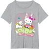 image:imageHello Kitty and Friends Easter Scene Tee Shirt TShirtHeather Grey