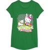 image:imageHello Kitty and Friends Easter Scene Tee Shirt TShirtKelly Green