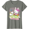 image:imageHello Kitty and Friends Easter Scene Tee Shirt TShirtOlive Heather