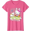 image:imageHello Kitty and Friends Easter Scene Tee Shirt TShirtPink Heather