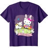 image:imageHello Kitty and Friends Easter Scene Tee Shirt TShirtPurple