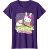 image:imageHello Kitty and Friends Easter Scene Tee Shirt TShirtPurple