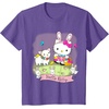 image:imageHello Kitty and Friends Easter Scene Tee Shirt TShirtPurple Heather