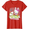 image:imageHello Kitty and Friends Easter Scene Tee Shirt TShirtRed