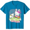 image:imageHello Kitty and Friends Easter Scene Tee Shirt TShirtSapphire Blue
