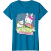image:imageHello Kitty and Friends Easter Scene Tee Shirt TShirtSapphire Blue