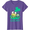 image:imageKeroppi and Friend Lucky St Patricks Day Tee Shirt TShirtPurple Heather