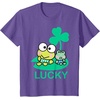 image:imageKeroppi and Friend Lucky St Patricks Day Tee Shirt TShirtPurple Heather