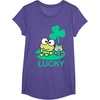 image:imageKeroppi and Friend Lucky St Patricks Day Tee Shirt TShirtPurple Heather