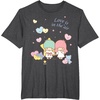 image:imageLittle Twin Stars Love is in The Air Valentine Tee Shirt TShirtDark Heather Grey