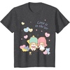 image:imageLittle Twin Stars Love is in The Air Valentine Tee Shirt TShirtDark Heather Grey