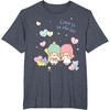 image:imageLittle Twin Stars Love is in The Air Valentine Tee Shirt TShirtHeather Blue