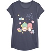 image:imageLittle Twin Stars Love is in The Air Valentine Tee Shirt TShirtHeather Blue