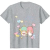 image:imageLittle Twin Stars Love is in The Air Valentine Tee Shirt TShirtHeather Grey