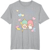 image:imageLittle Twin Stars Love is in The Air Valentine Tee Shirt TShirtHeather Grey